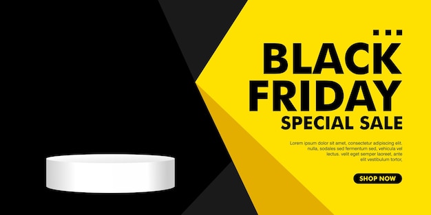 Vector black friday sale template design