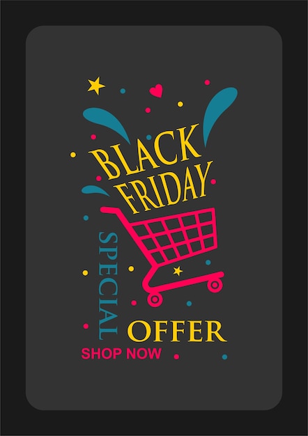 Black friday sale template design