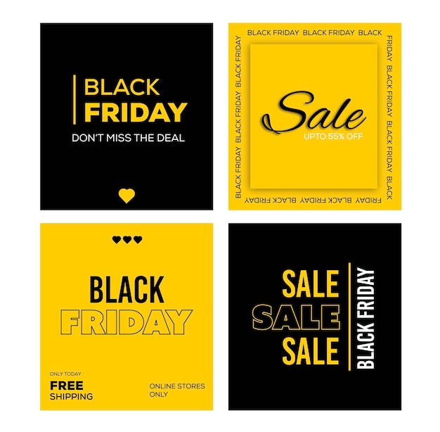 Black friday sale templates