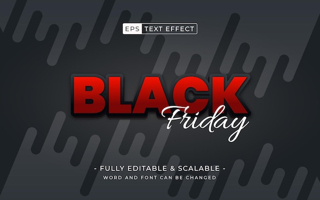 Vector black friday sale text effect super flash sale night template