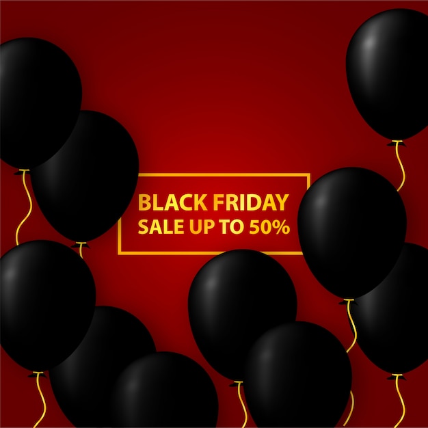 Black friday sale up to 50% banner