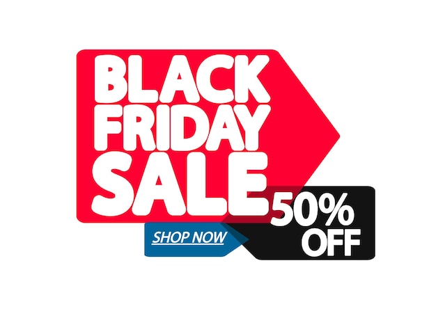 Black Friday Sale up to 50 off poster design template