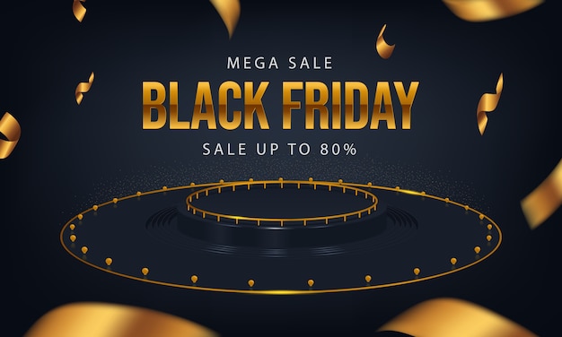 Black friday sale up to 80% poster 