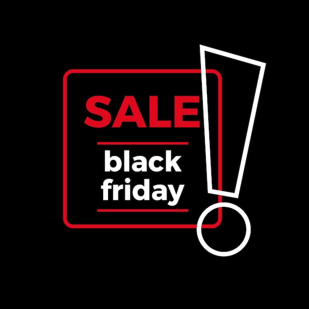 Black Friday Sale Vector Achtergrond