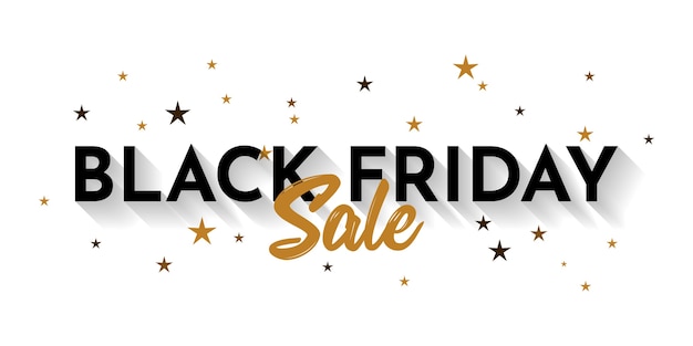 Black friday sale white background