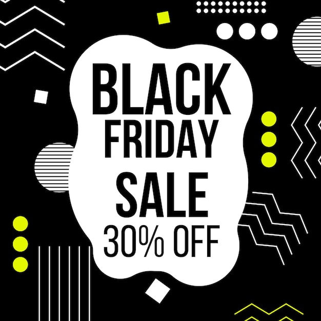 Vector black friday sale