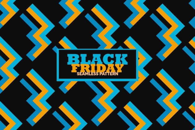 black friday seamless pattern