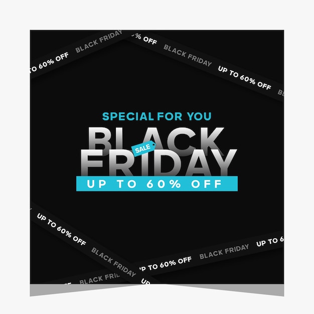 Vector black friday simple design