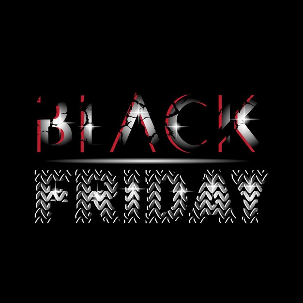 black Friday slogan tee graphic typography for print t shirt illustration art vector vintage