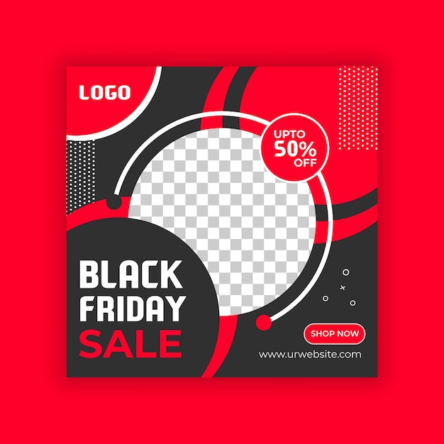 Black friday social media ad banner
Black friday super sale social media post template