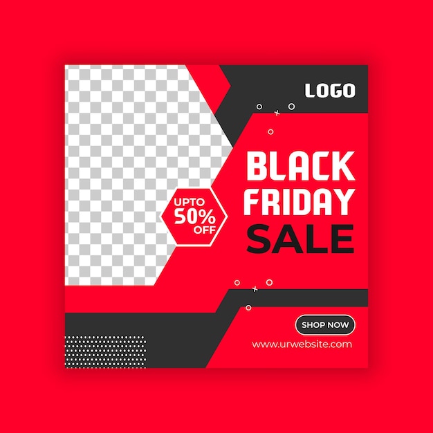 Black friday social media ad banner
Black friday super sale social media post template