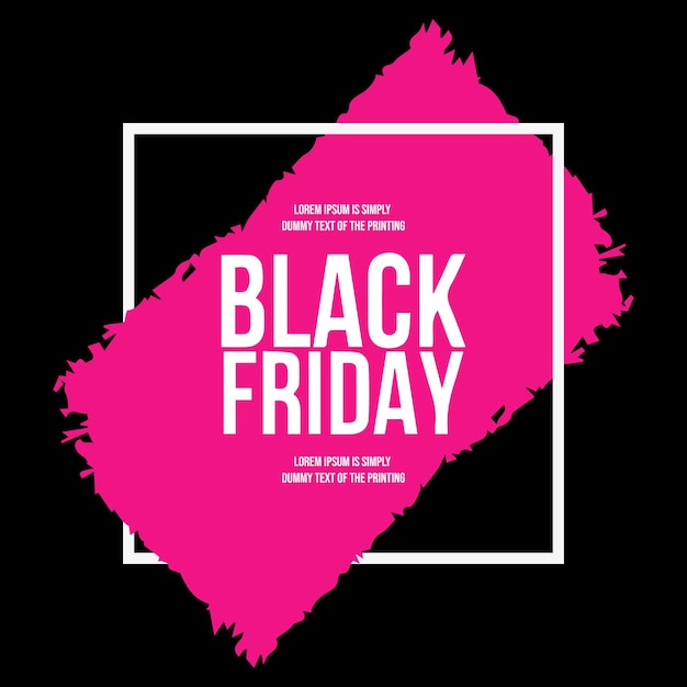 Black friday social media banner template