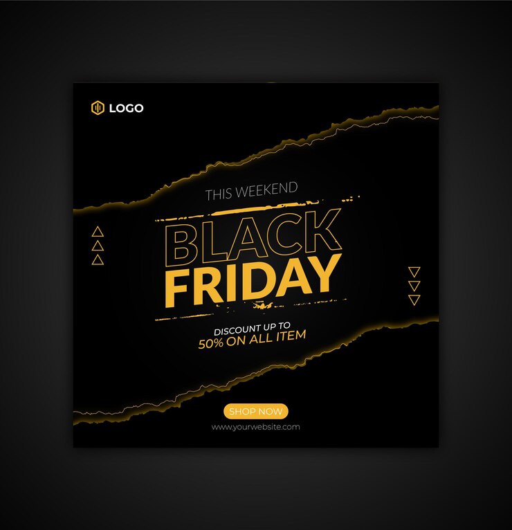 Vector black friday social media banner