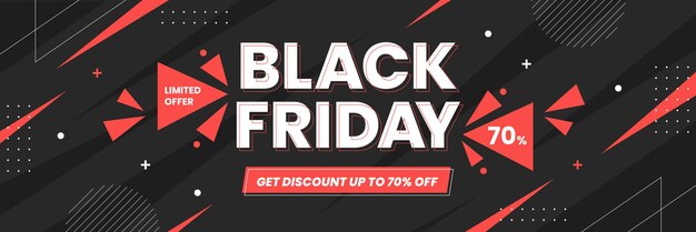 Black Friday Social Media Cover en Website Banner