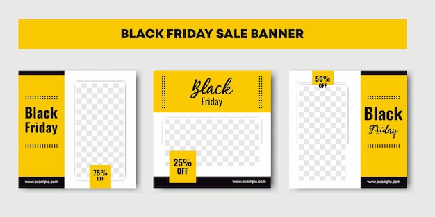 Black Friday Social Media Post-sjabloon