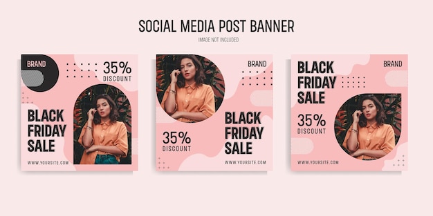 Black friday social media postbanner