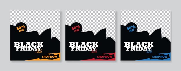 black friday social media template