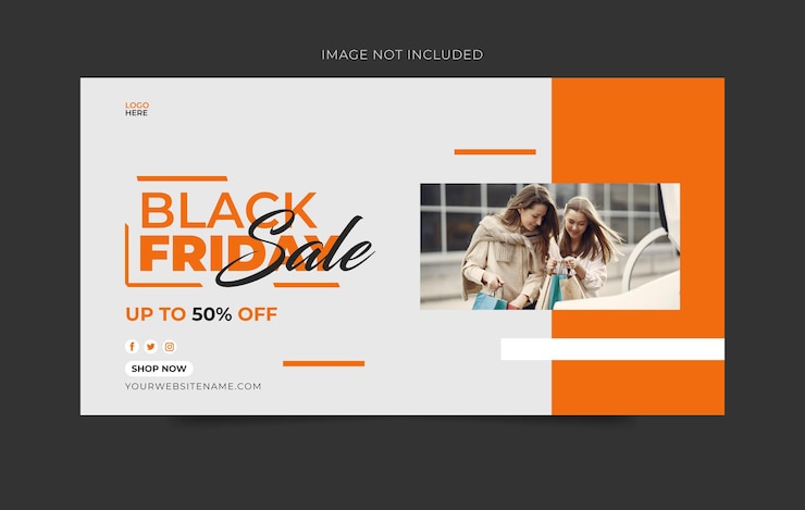 Vector black friday social media and web banner template