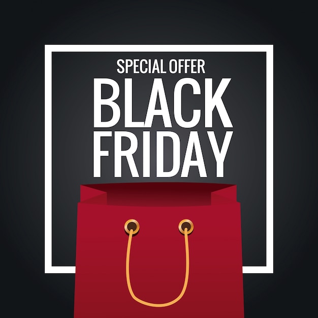 Vector black friday special discount