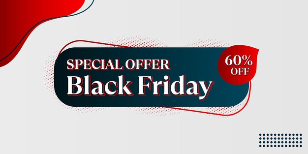 Black Friday Special Offer Sale Banner Template