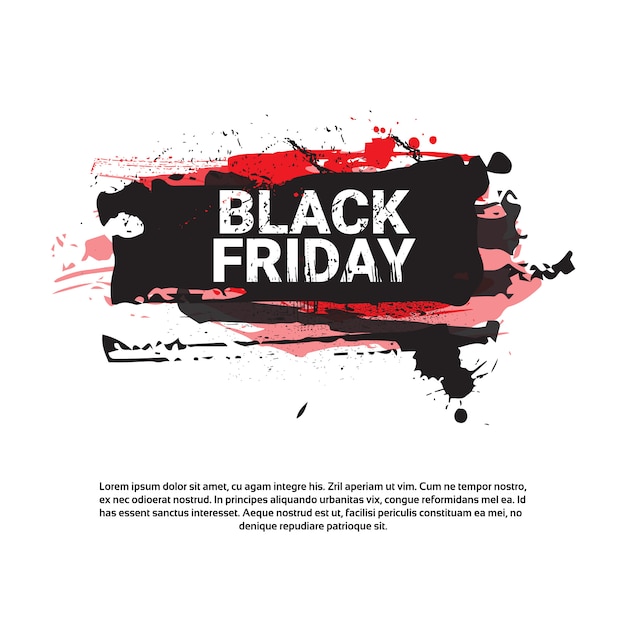 Black friday square flyer grote vakantie verkoop banner