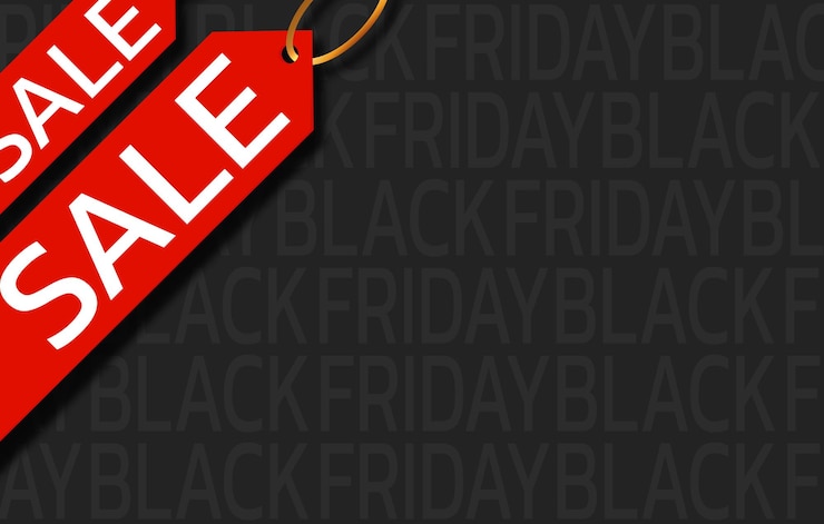 Вектор черная пятница super sale banner плакат на темном фоне подиума для продажи