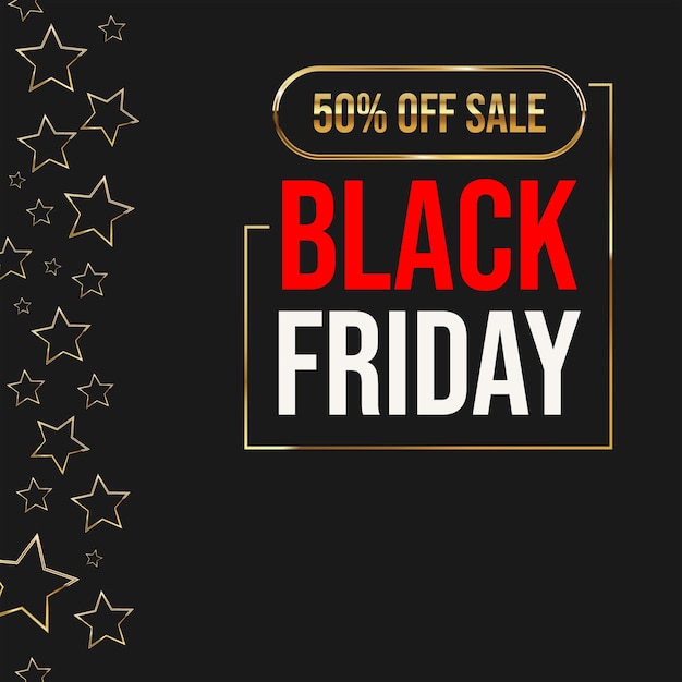 Black Friday super sale and best price background isolated on black background