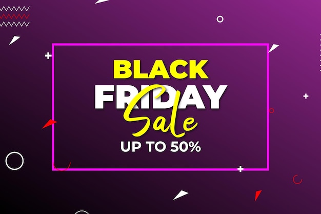 Black Friday Super Sale Black Friday Sale banner Black Friday-sjabloonontwerp Vectorillustratie