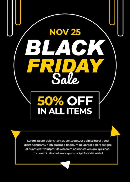 Vector black friday super sale social media banner template design