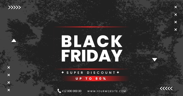 Vettore black friday super saldi, super sconto