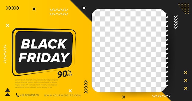 Vector black friday super sale,yellow background