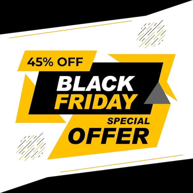 Black Friday super verkoop social media banner sjabloon Ontwerp