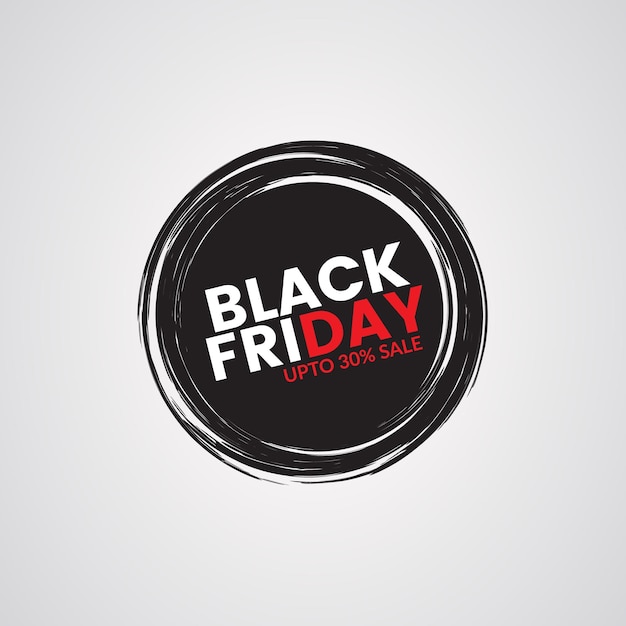 Black Friday-superverkoop. Nieuwjaar en Kerstmis creatief ontwerp. 3D vectorillustratie