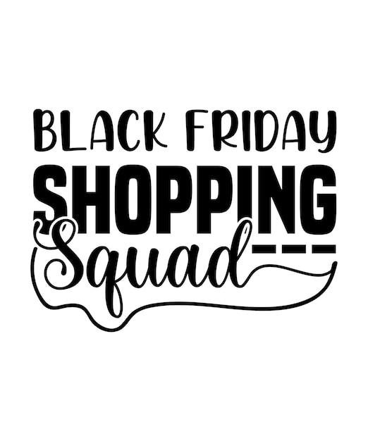 Black Friday SVG design