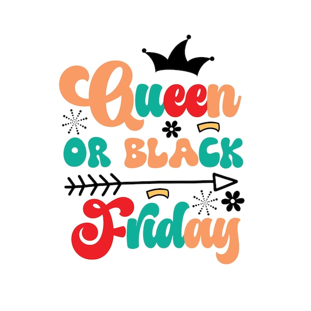 Disegno di maglietta svg del black friday