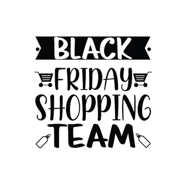 Disegno di maglietta svg del black friday