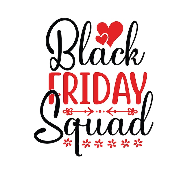 Disegno di maglietta svg del black friday