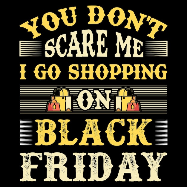 Black friday t shirt design Template