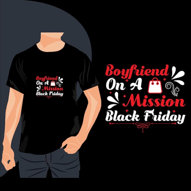 Black friday t shirt design trendy