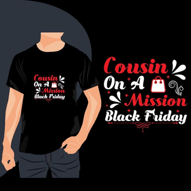 Black friday t shirt design trendy