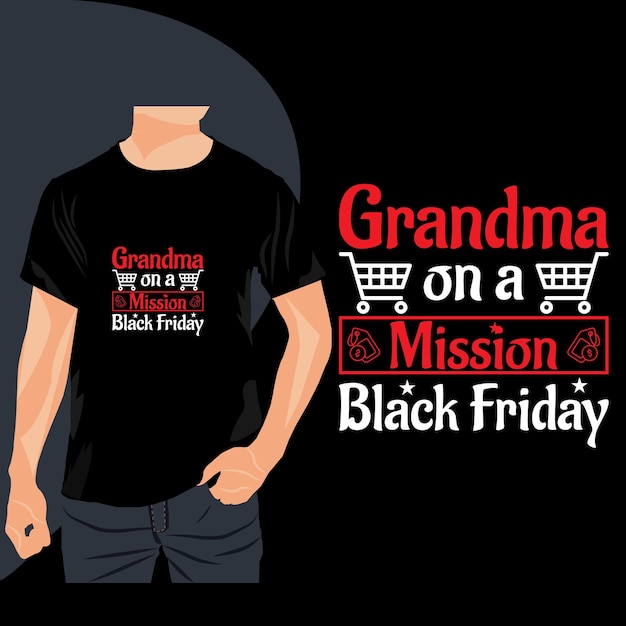 Black friday t shirt design trendy