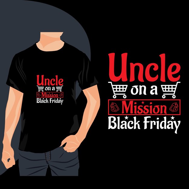 Vector black friday t shirt design trendy