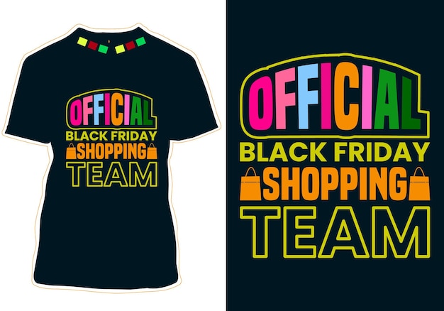 Black Friday T-shirt design Vector