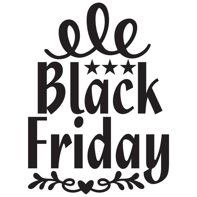 Black friday t-shirt design vector