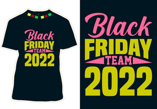 Black Friday T-shirt Ontwerp Vector