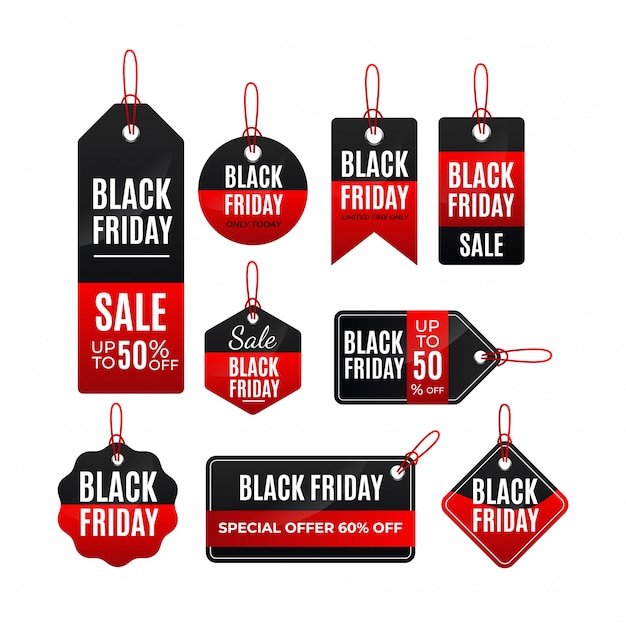 Black friday tags template