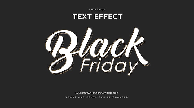 Black Friday-tekststijleffect