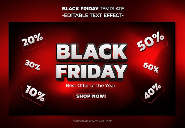 Vector black friday template