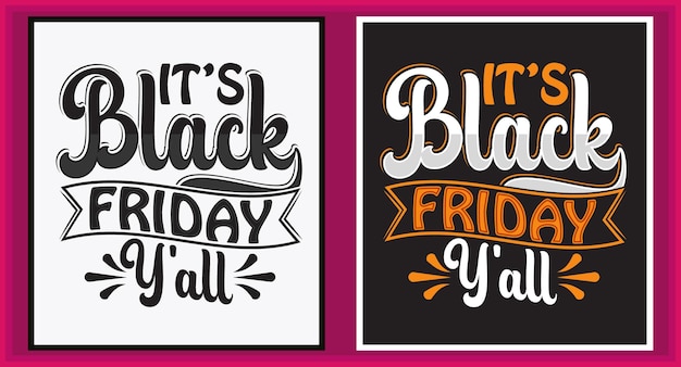 Vendita di t-shirt di design del black friday