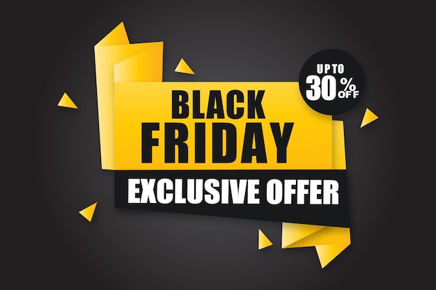 Vector black friday-uitverkoop